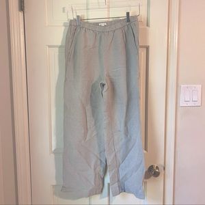 NWOT Eileen Fisher Tan linen pants